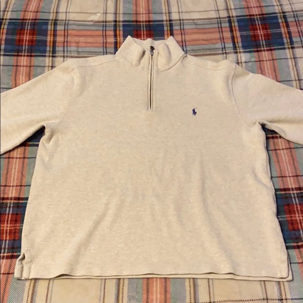 Cream pullover Polo